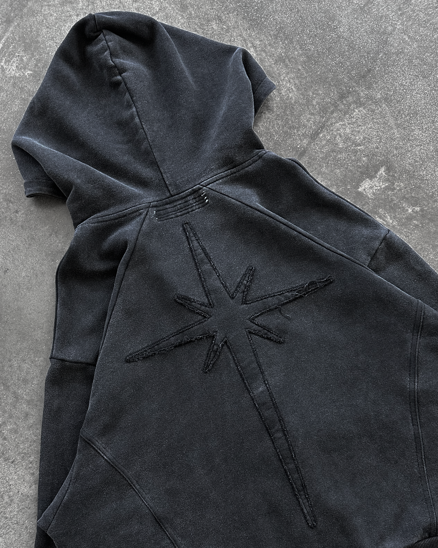 BRIGHT STAR ZIPUP BLACK