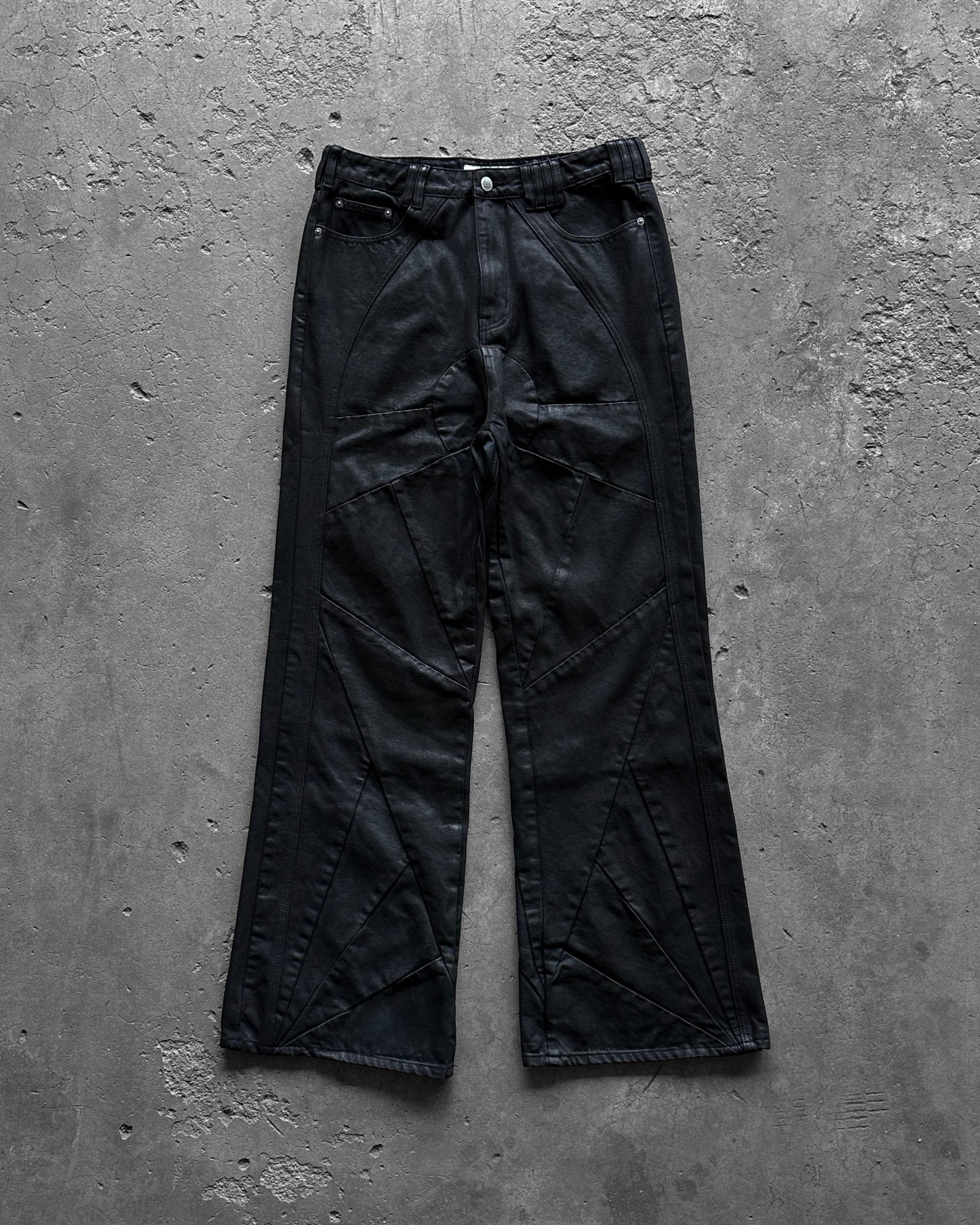 STAINED GLASS WAXED DENIM