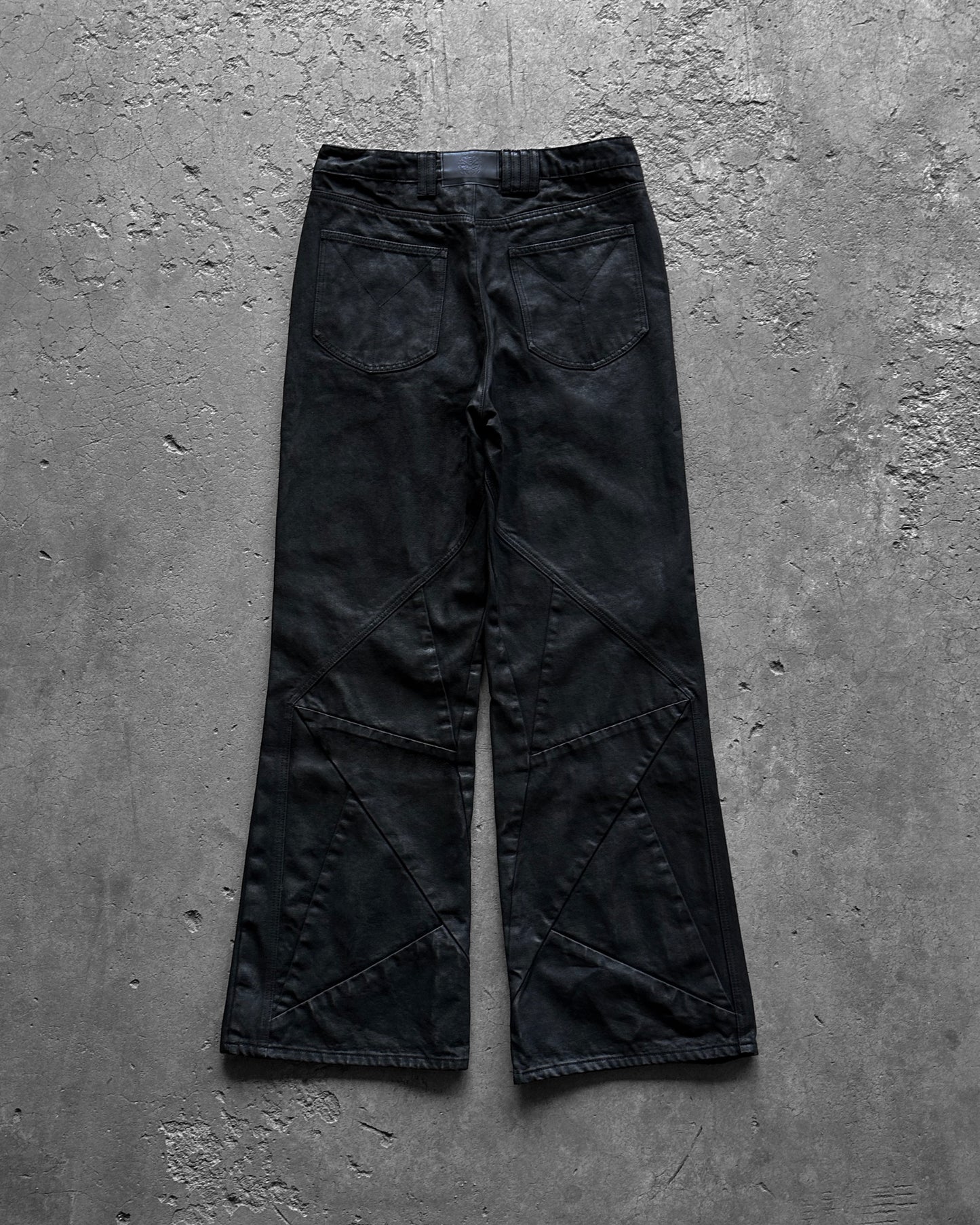 STAINED GLASS WAXED DENIM