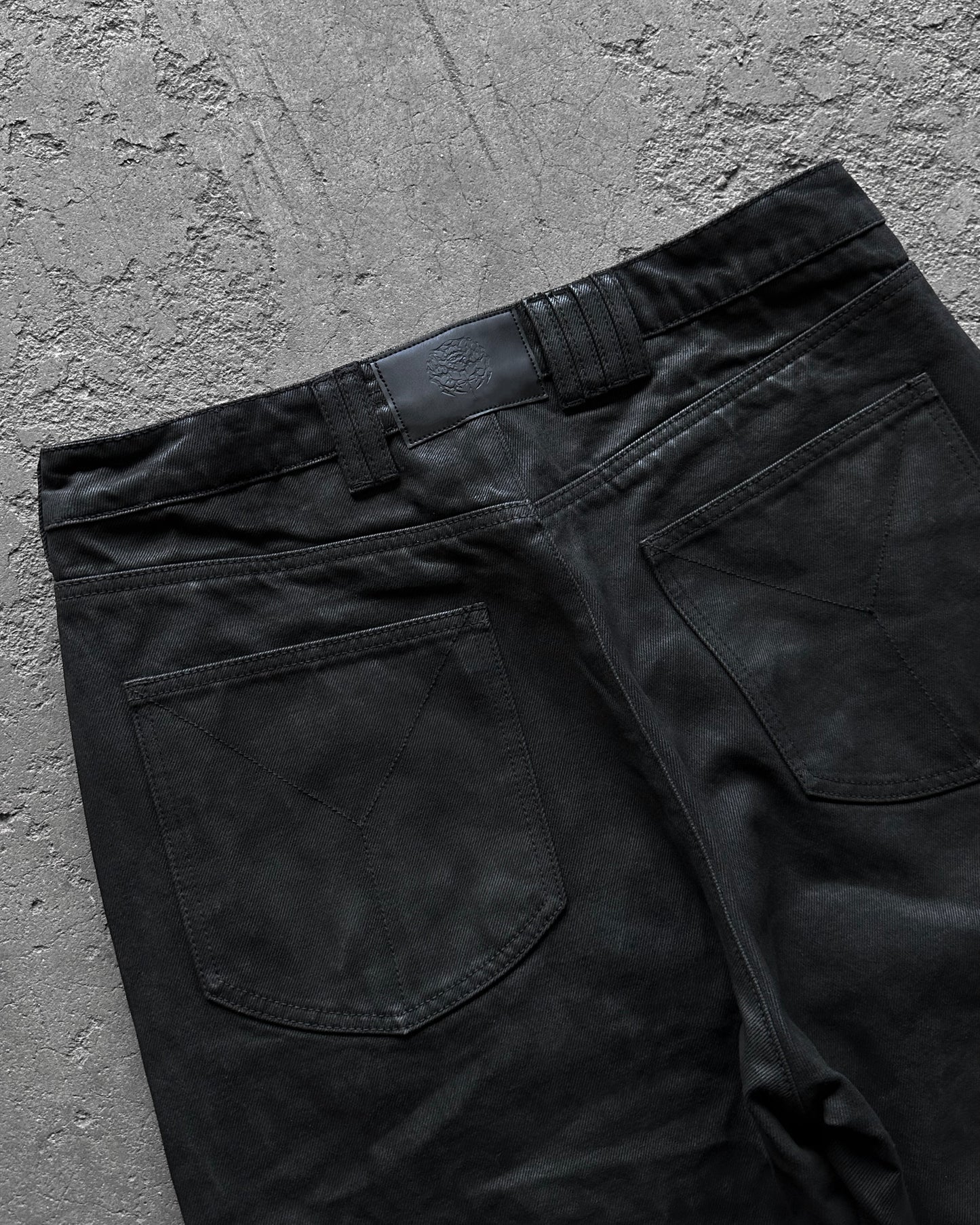 STAINED GLASS WAXED DENIM