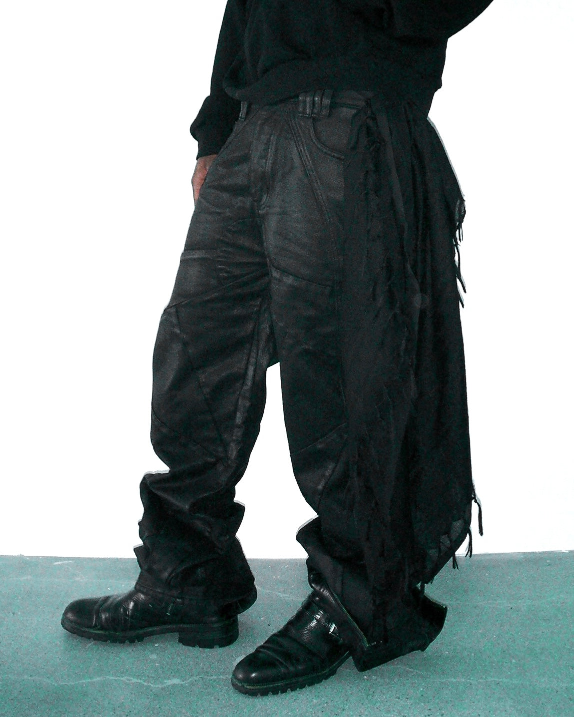 STAINED GLASS WAXED DENIM