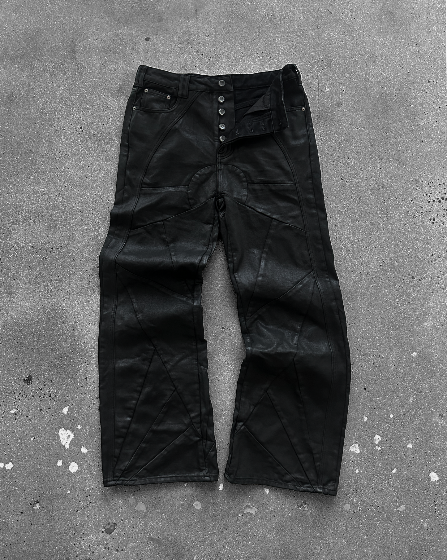 STAINED GLASS WAXED DENIM