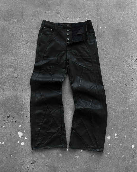 STAINED GLASS WAXED DENIM