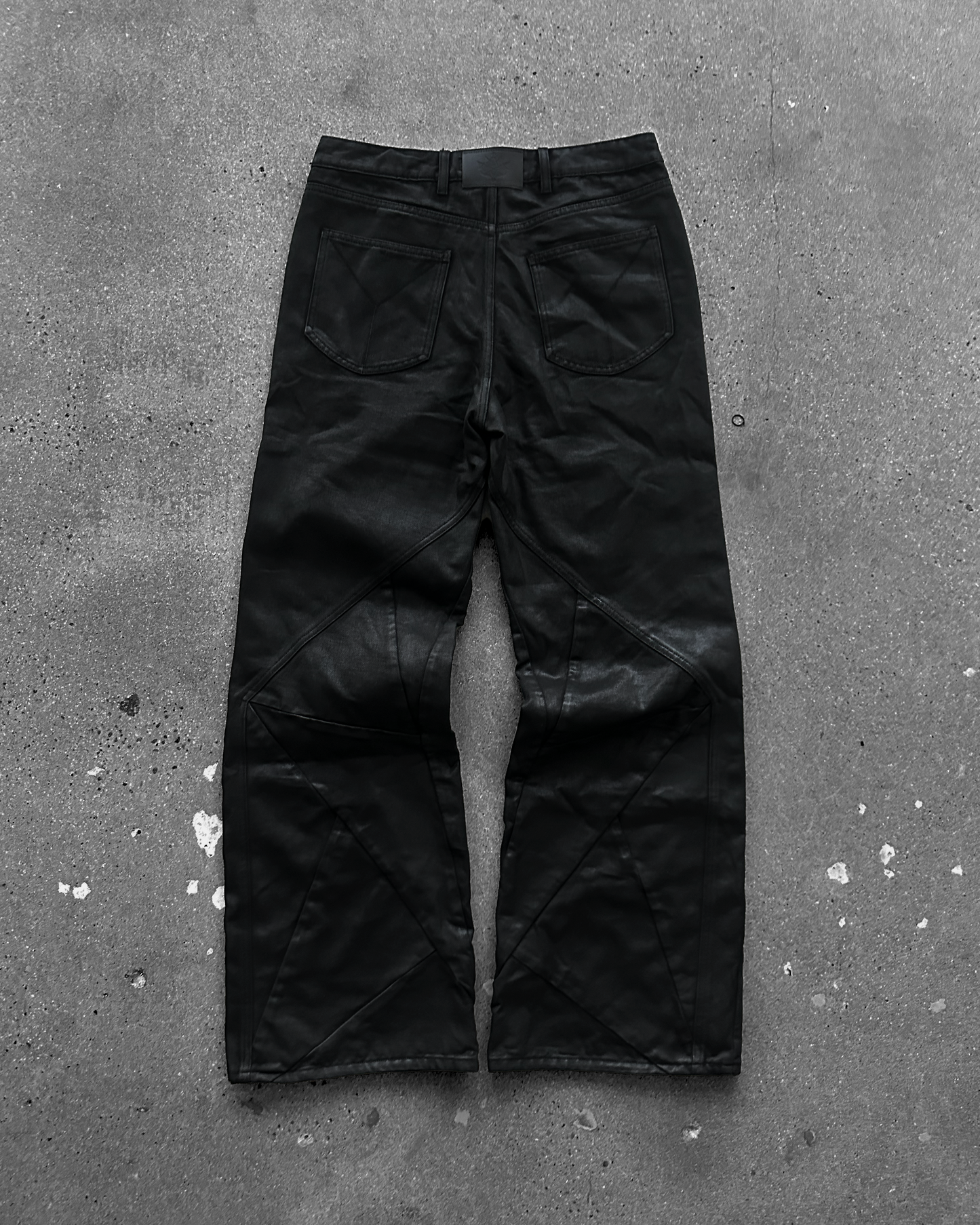 STAINED GLASS WAXED DENIM