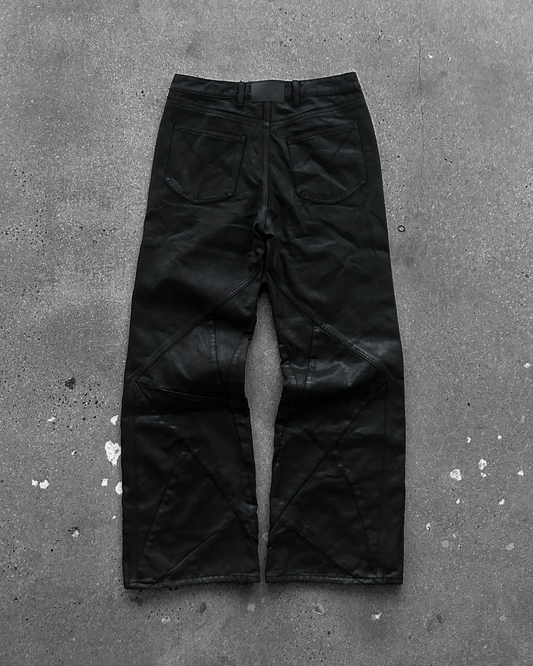 STAINED GLASS WAXED DENIM